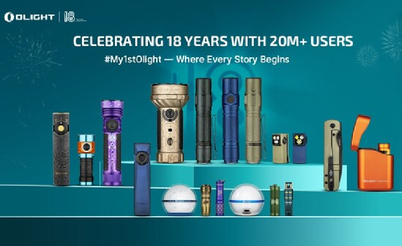 傲雷18周年庆推出三款手电筒新品