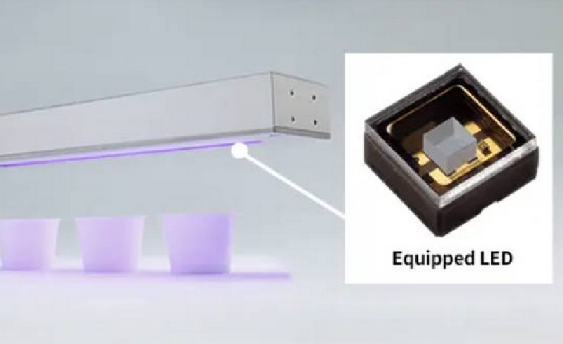 四国化工采用日亚化学高功率280nm UV LED，应用于食品饮料填充机
