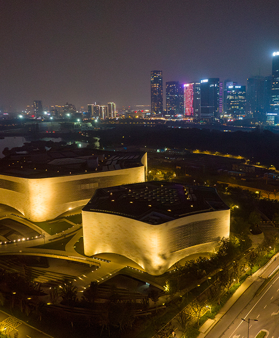 中国商业与贸易博物馆及义乌市美术馆项目-景观亮化工程