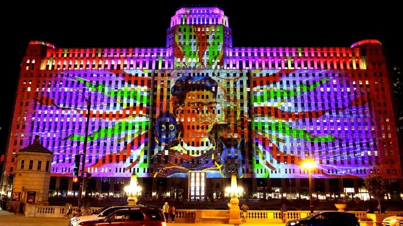 美國最大的燈光和光雕投影藝術節 BLINK， 超130萬人參與