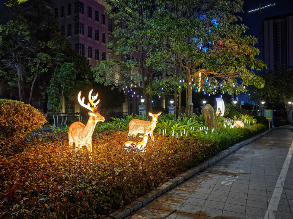 中山古鎮璀璨夜景燈光亮化迎燈博會