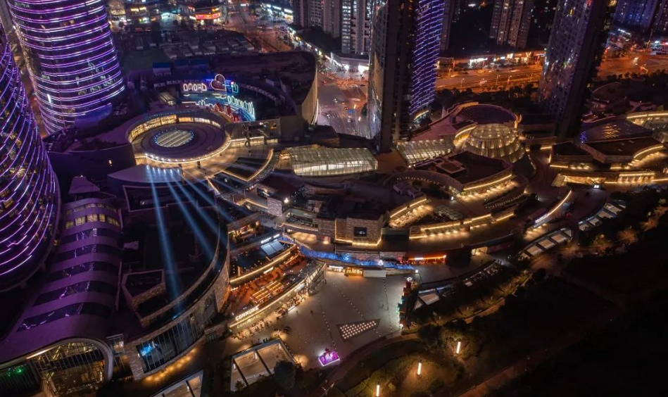 长沙北辰三角洲大悦城照明设计